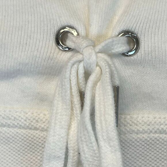 LRL RALPH LAUREN Active Women’s Shorts Medium White Cotton Drawstring Pockets - Picture 4 of 11